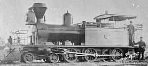 B class locomotive no 8, in original condition.