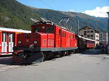 BVZ HGe 4/4 I No. 11 at Zermatt.