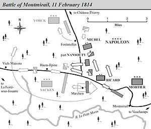 Map of the battle