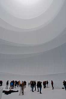 Interior of Big Air Package by Christo