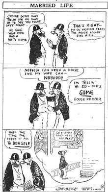Early DeBeck comic strip