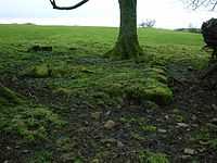 Foundations of Hill of Beith Castle