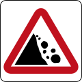 Brunei road sign - Land Slide.svg