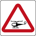 Brunei road sign - Low Flying Helicopter.svg