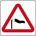 Brunei road sign - Side Winds.svg