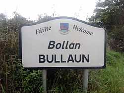 Bullaun road signage