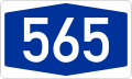 A565 shield}}