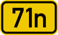Bundesstraße 71n number.svg