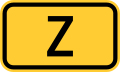 Bundesstraße Z number.svg