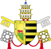The picture the papal arms of Alexander VI.