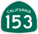 State Route 153 marker