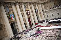 Canonization 2014- The Canonization of Saint John XXIII and Saint John Paul II (14036819834).jpg