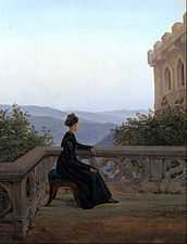 Carl Gustav Carus - Woman on the Balcony - Google Art Project.jpg