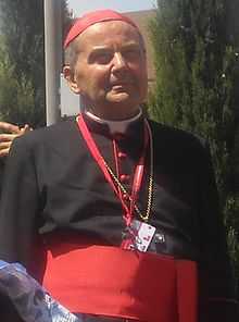 Cardinal Carlo Caffarra in Madrid for World Youth Day 2011.