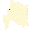 Location of Penco commune in the Bío Bío Region