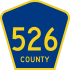 County Route 526  marker