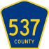 County Route 537  marker