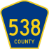 County Route 538  marker