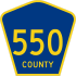 County Route 550  marker