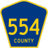 County Route 554  marker