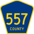 County Route 557  marker