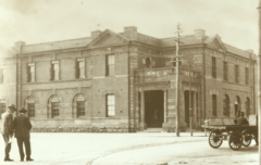 Photograph of the Customs House from the south (corner of Cliff and Philimore Streets).
