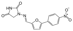 Structural formula of dantrolene