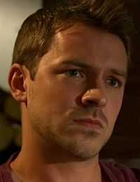 A screenshot of Darren Osborne taken from Hollyoaks, portrayed by Ashley Taylor Dawson.