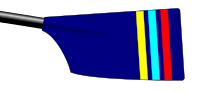 Image showing the rowing club's blade colours