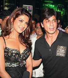 Priyanka Chopra and Shah Rukh Khan in 2006