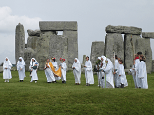 Druids at Stonehenge