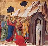 Duccio di Buoninsegna - The Raising of Lazarus - Google Art Project.jpg