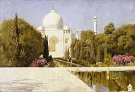 Depiction of Taj Mahal