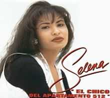 The Mexican edition cover album of Selena's single "El chico del apartamento 512"