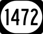 Kentucky Route 1472 marker