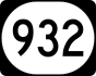 Kentucky Route 932 marker