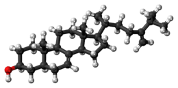 Ball-and-stick model of episterol