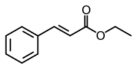 Skeletal formula of ethyl cinnamate