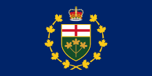 Flag of the Lieutenant-Governor of Ontario