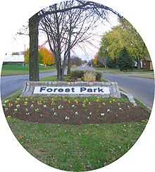 Forest Park East community entrance features, Columbus, OH