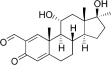 Skeletal formula of formebolone