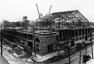 The Forum under construction in 1924