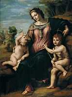 Franciabigio Virgen con el Niño y San Juanito Liechtenstein Museum Viena.jpg