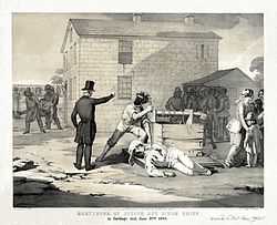 Lithograph of the Martyrdom of Joseph Smith, Jr.