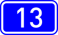 National Road 13 shield