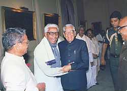 Satyanarayana Garapaty with R.Venkatraman