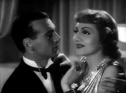 Screen capture of Gary Cooper and Claudette Colbert
