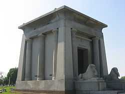 Harper Mausoleum and George W. Harper Memorial Entrance