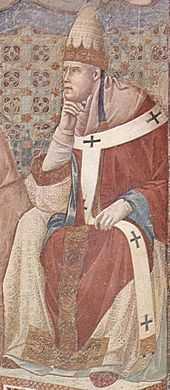 Late thirteenth-century depiction of Pope Honorius III.