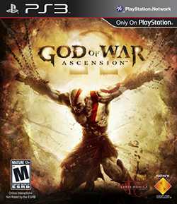 Cover art, featuring the protagonist Kratos.